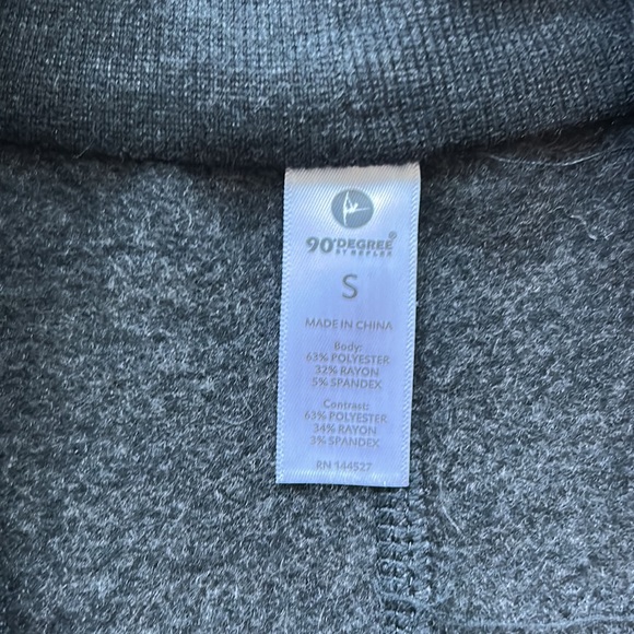90 Degrees by Reflex Fleece-lined Cardigan 🧥NWT🧥 - Picture 6 of 11